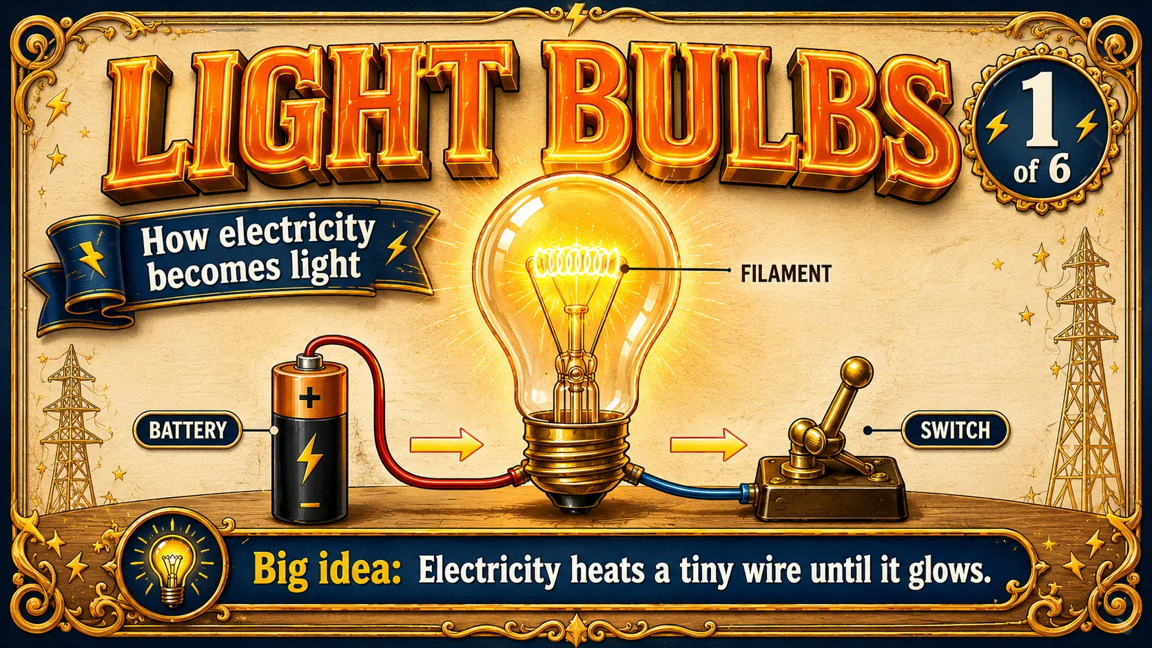 How a Light Bulb Works carousel slide 1