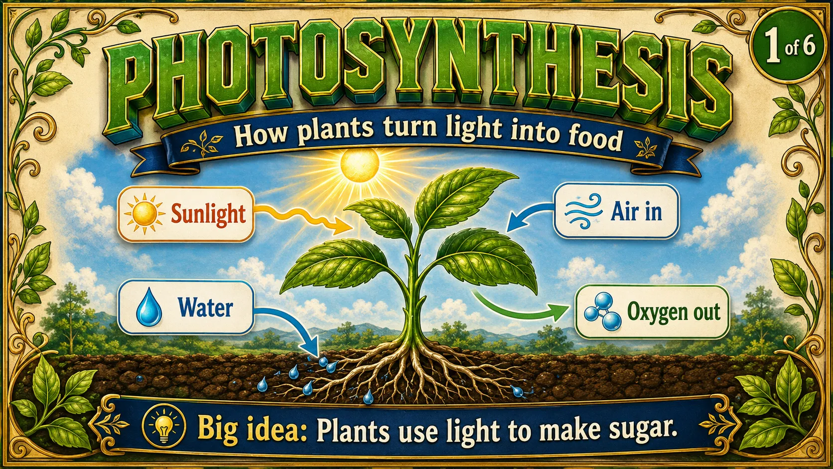 Photosynthesis carousel slide 1
