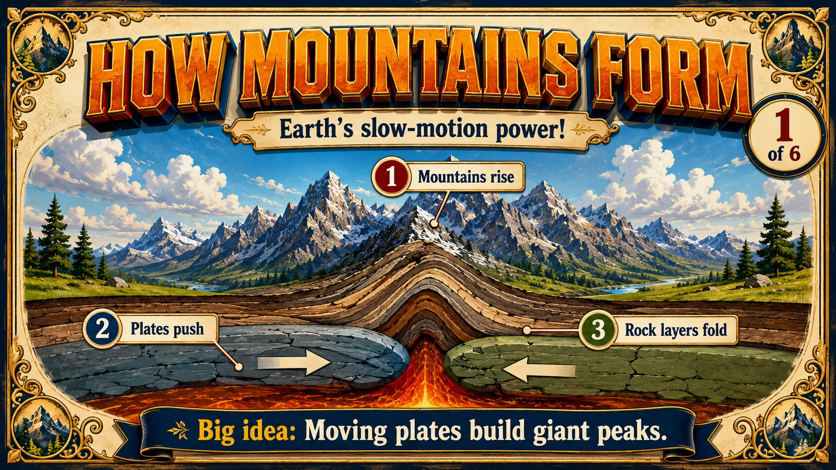 How Mountains Form carousel slide 1