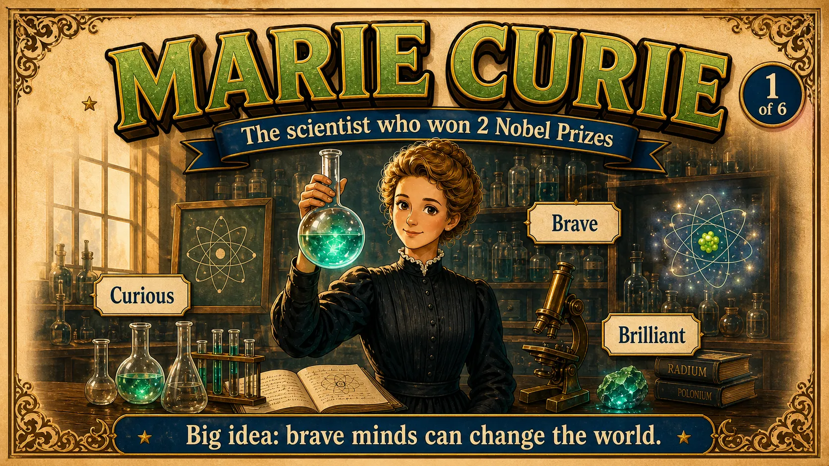 Marie Curie carousel slide 1