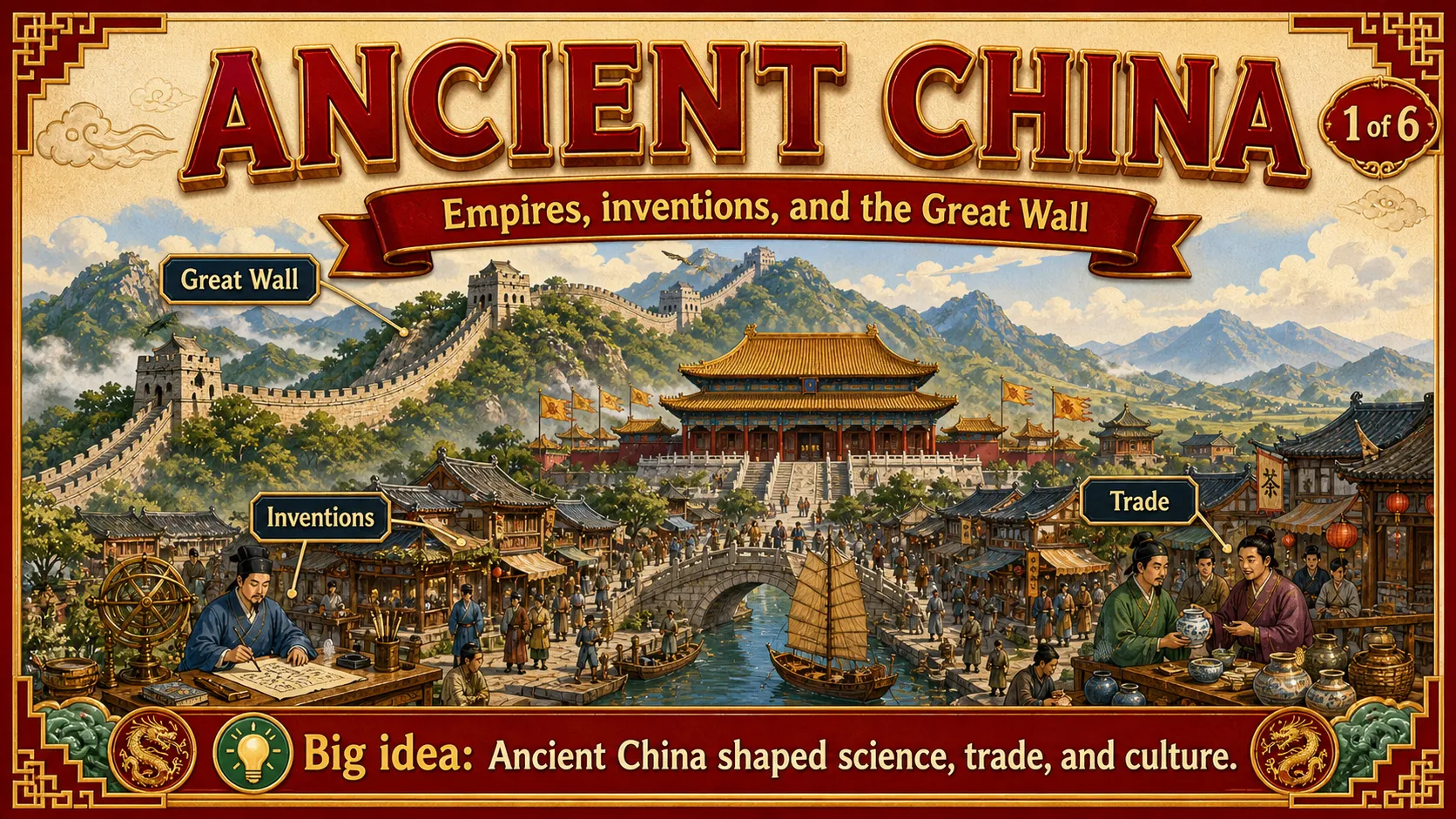 Ancient China: Empires and Inventions carousel slide 1