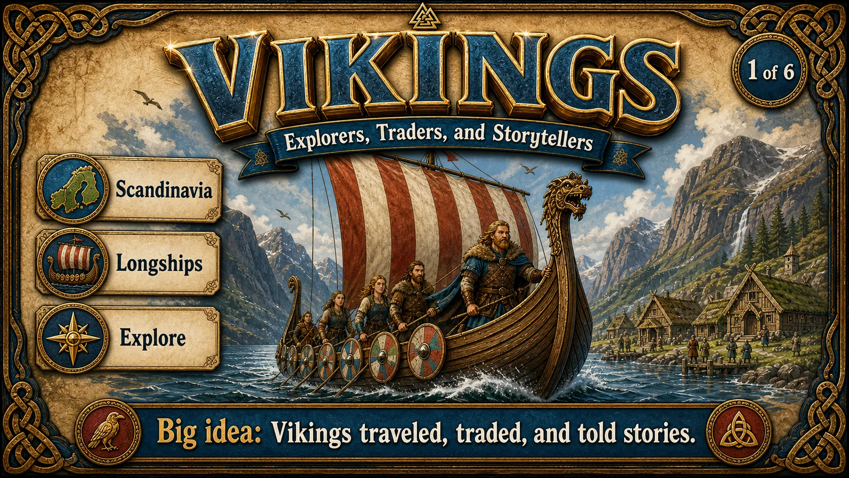 Vikings: Explorers, Traders, and Storytellers carousel slide 1