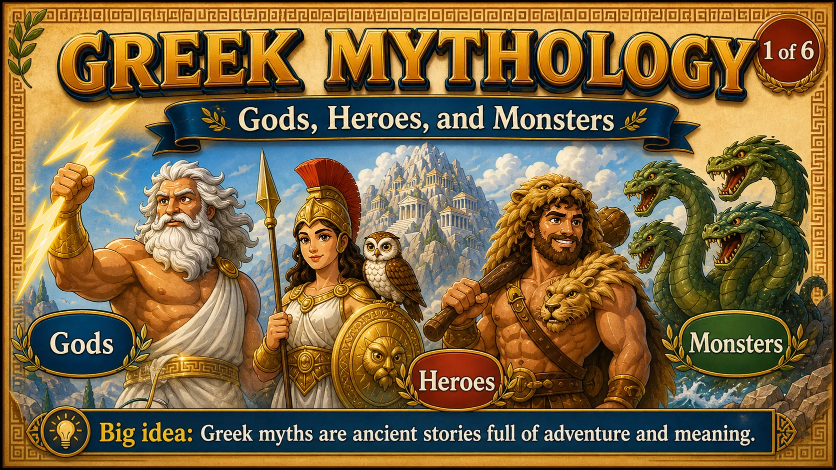 Greek Mythology: Gods, Heroes, and Monsters carousel slide 1