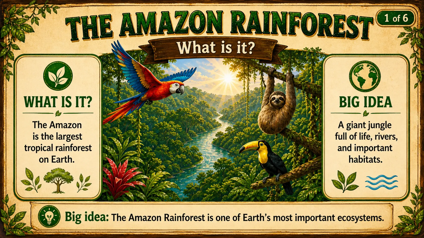 The Amazon Rainforest carousel slide 1