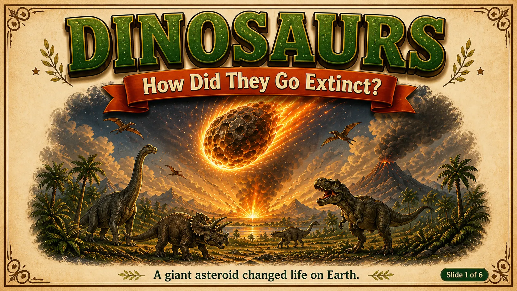 Dinosaurs: How Did They Go Extinct? carousel slide 1
