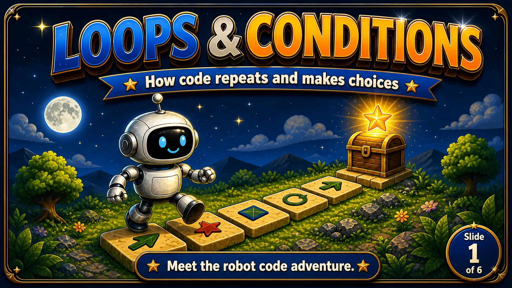 Loops & Conditions carousel slide 1