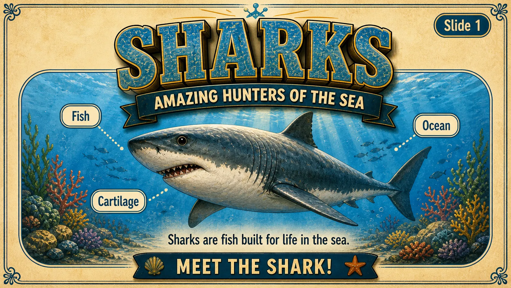 Sharks carousel slide 1