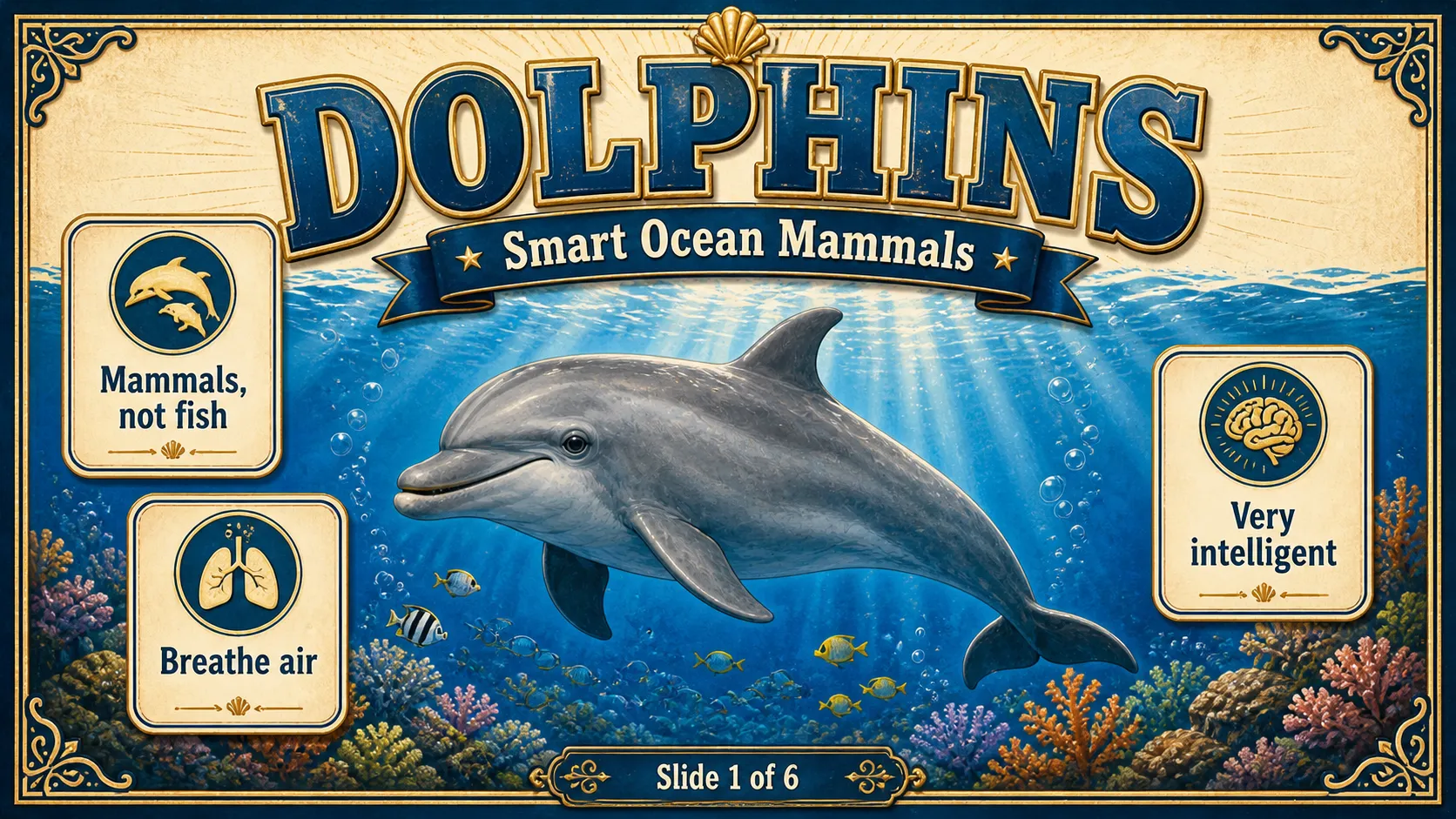 Dolphins carousel slide 1
