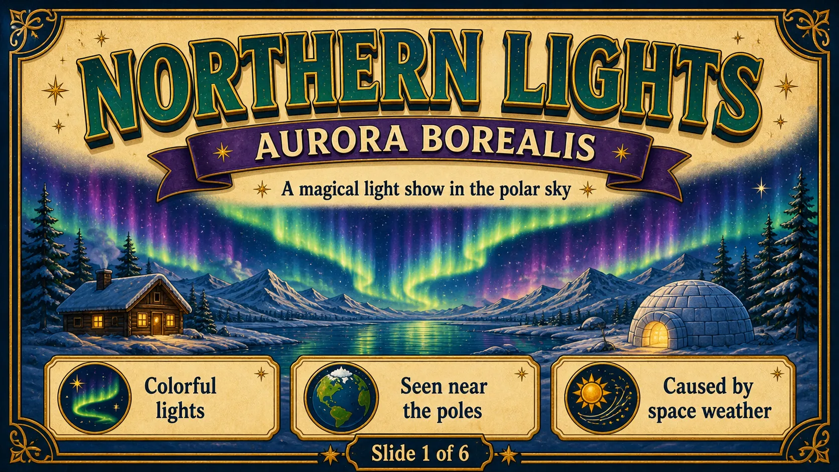 Northern Lights: Aurora Borealis carousel slide 1
