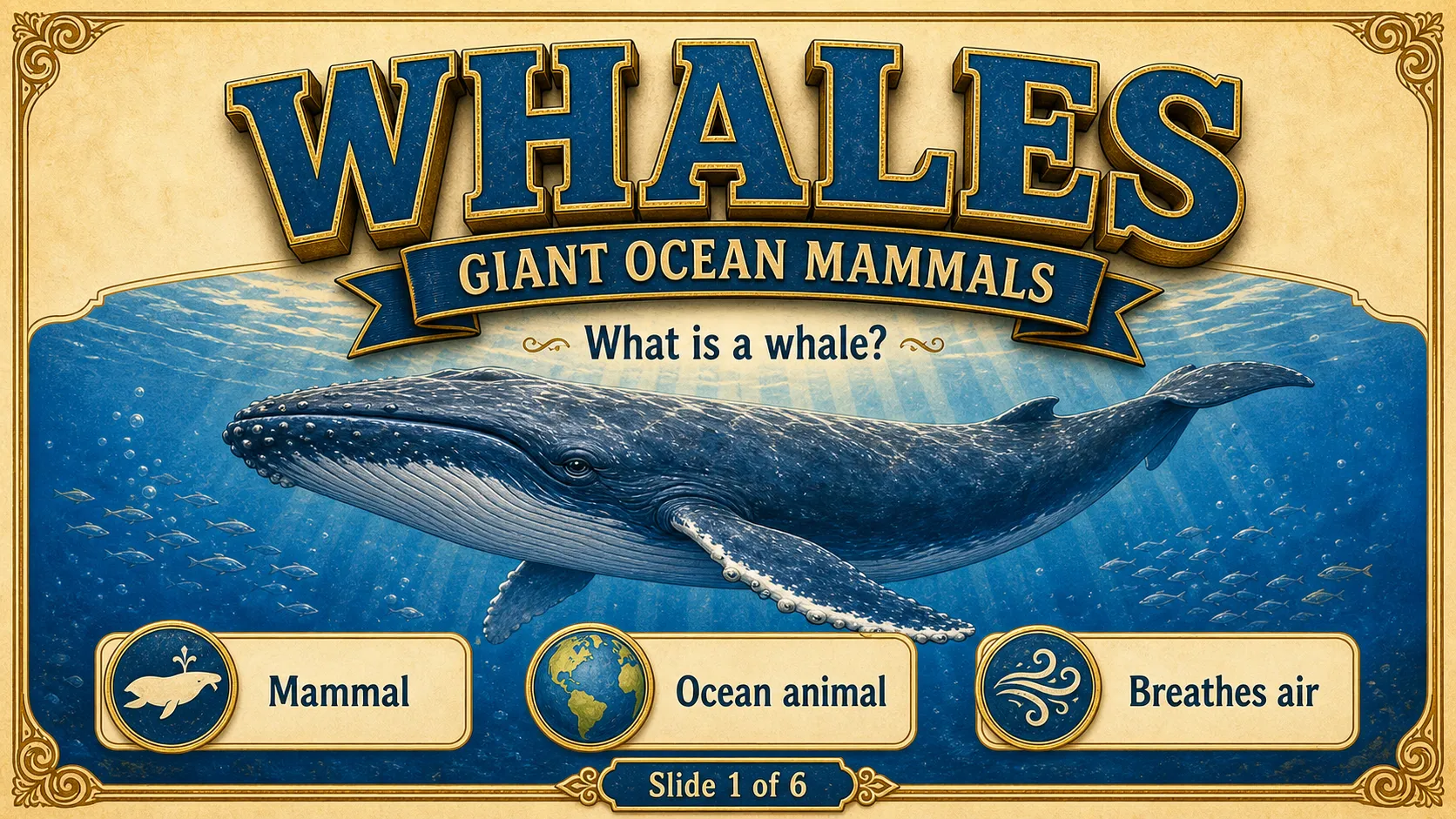 Whales: Giant Ocean Mammals carousel slide 1