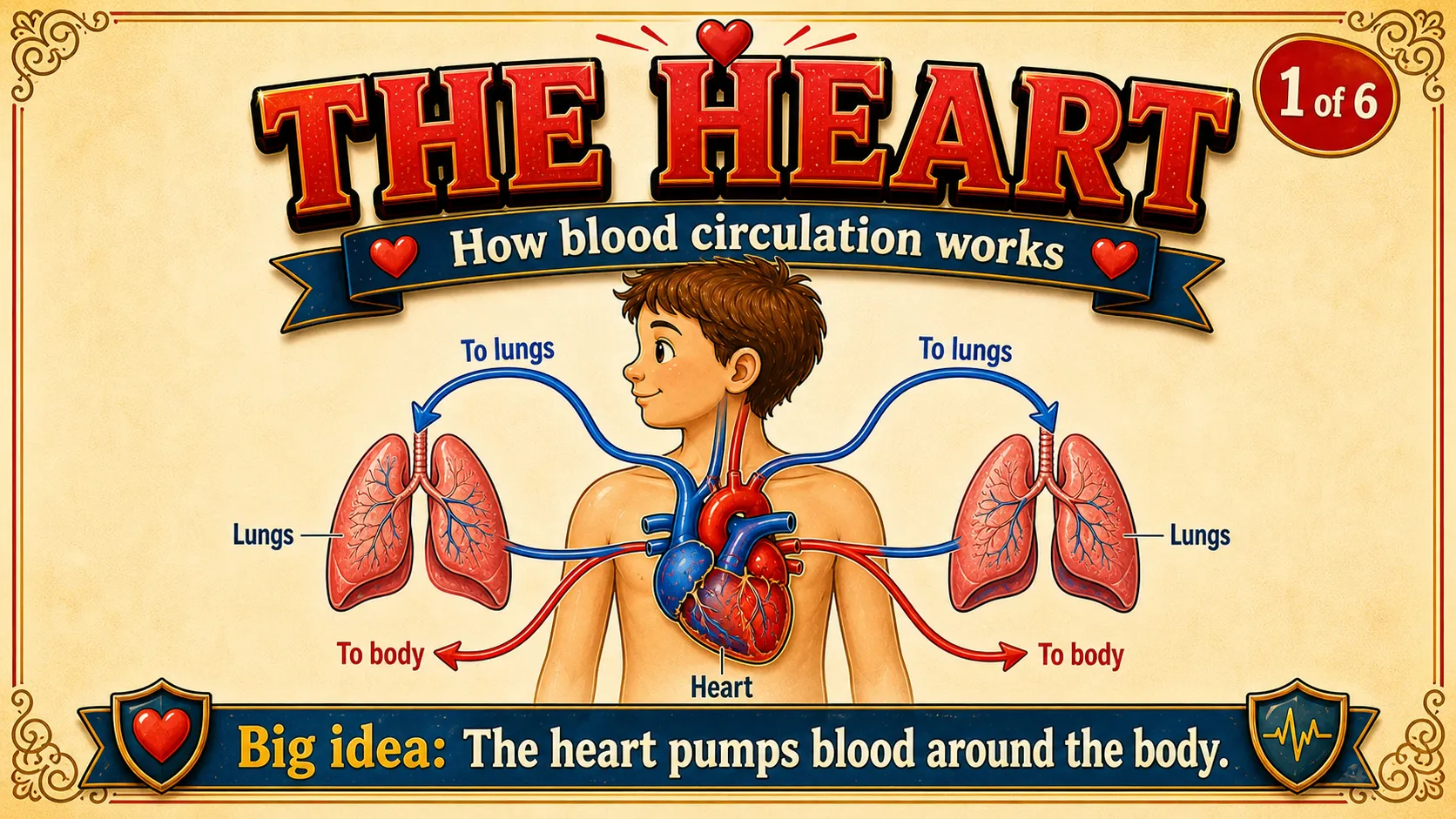 The Heart and Circulation carousel slide 1
