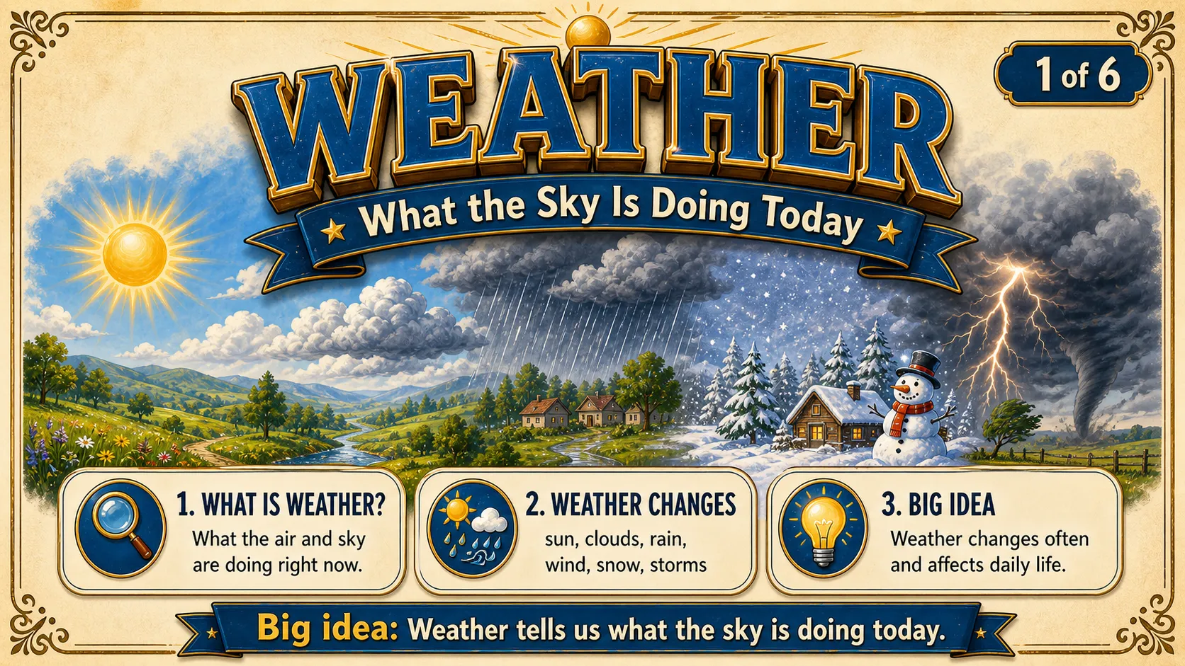 Weather carousel slide 1