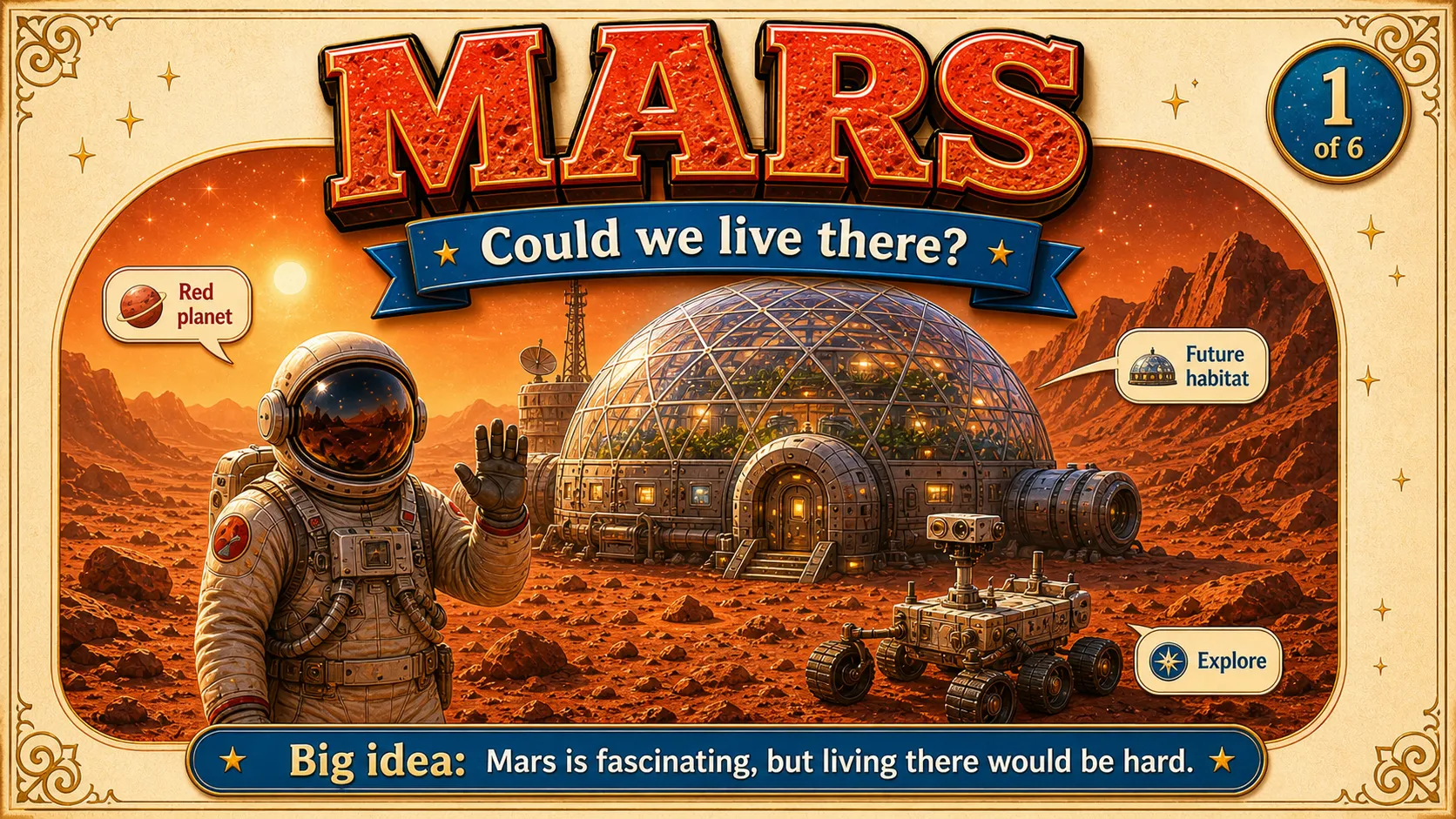 Mars: Could we live there? carousel slide 1