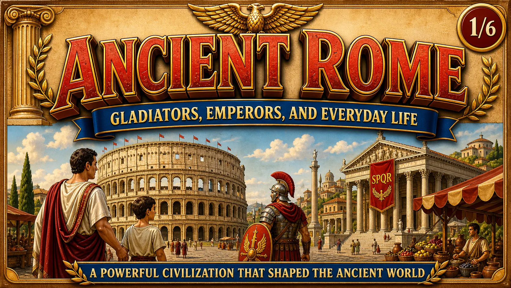 Ancient Rome: Gladiators, Emperors, and Everyday Life carousel slide 1