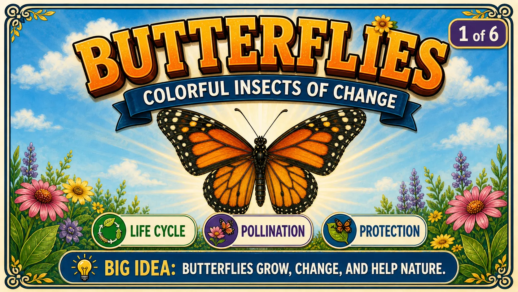 Butterflies: Colorful Insects of Change carousel slide 1