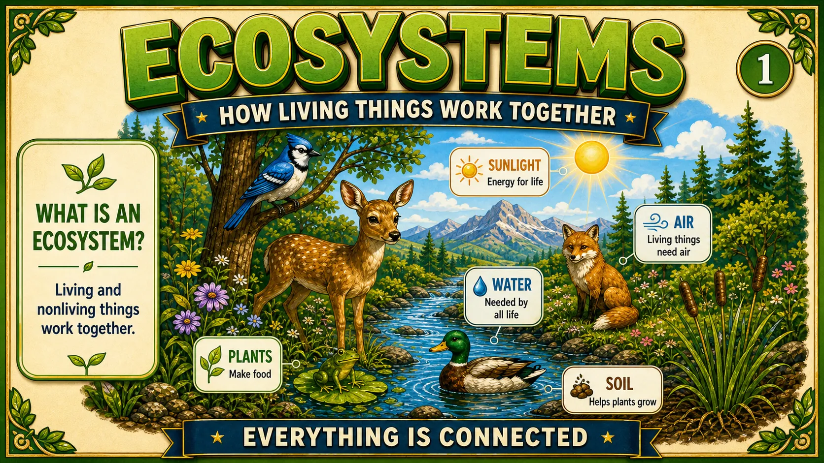 Ecosystems: Nature's Great Connection carousel slide 1
