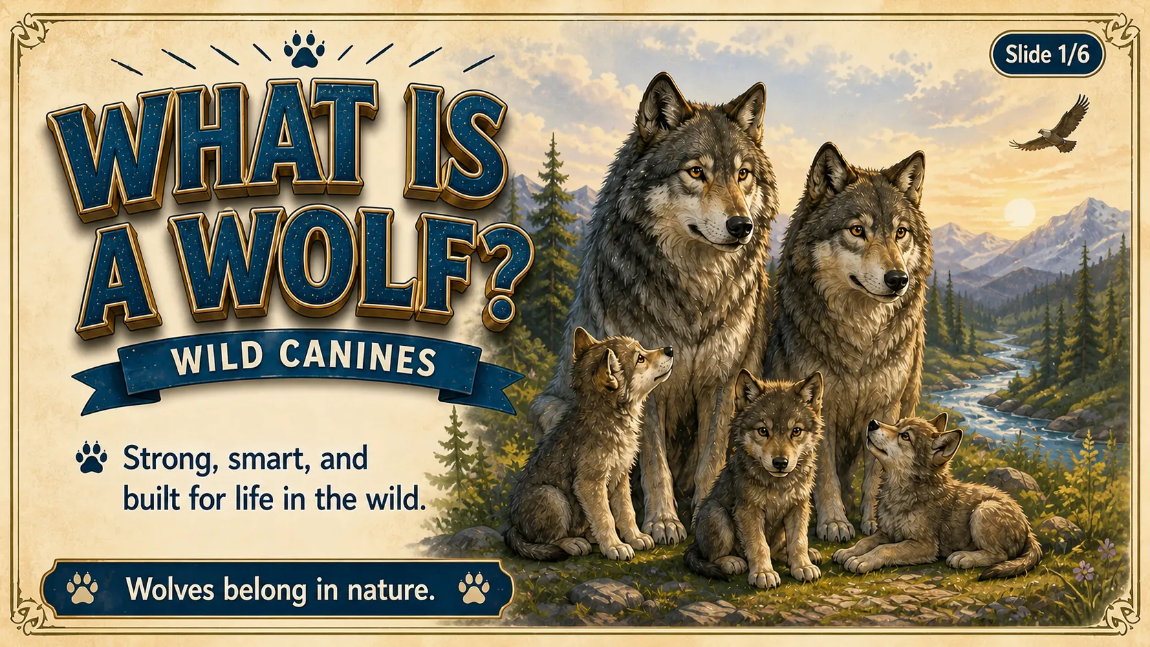 What is a Wolf? carousel slide 1
