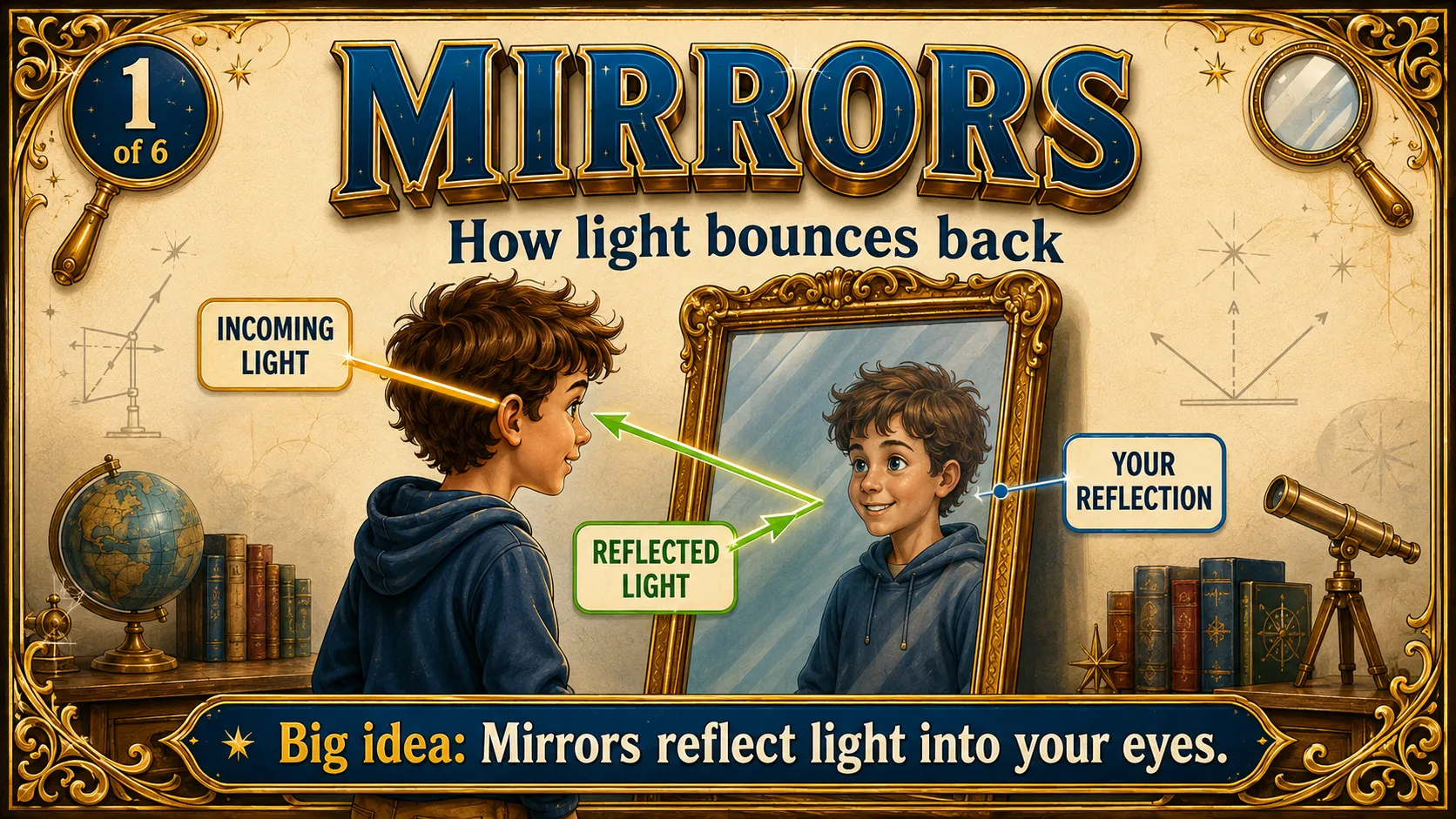How Mirrors Work carousel slide 1